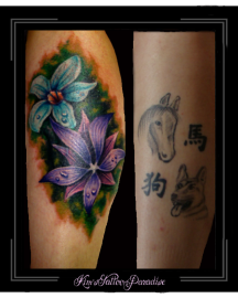 coverup-bloemen-kleur-blad-onderbeen