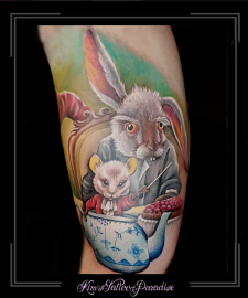 disney, alice in wonderland, konijn, dier, muis, theepot, portret