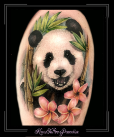 pandabeerbovenarmkleurportret