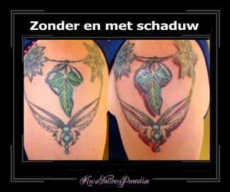 schaduw met en zonder