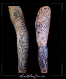 sleeve,olifant,leeuw,babyvoetjes,babyhandjes,dobbelstenen,rozen,bloemen,kaarten,joker,speelkaarten,tekst,maskers,yin yang,