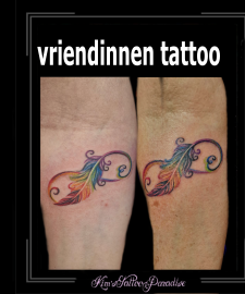 vriendinnenliefdelovefamilyfamilieinfinityveerkleurarm