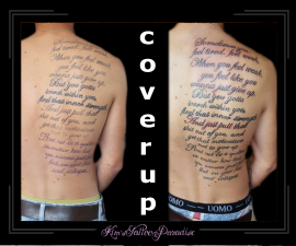 coverup tekst rug