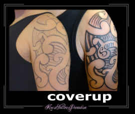 tribal coverup maori arm